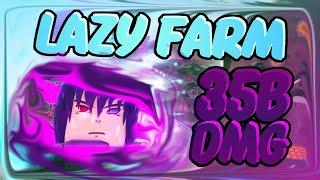 Sasuke 6 Star Lazy Damage Farm | All Star Tower Defense