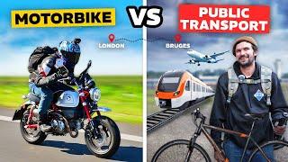 Motorbike Vs Public Transport Challenge!