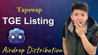 Tapswap TGE Listing Update | Tapswap Airdrop Distribution | Tapswap Listing Latest Update