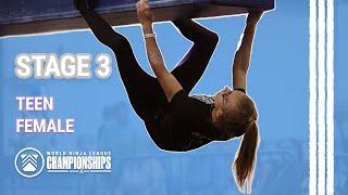 TEEN FEMALE | STAGE 3 | SEASON X | 2025 World Ninja League Championships