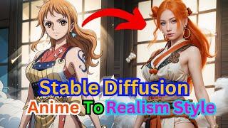 How To Transform Realism Style Image From Anime Using Stable Diffusion (Tutorial Guide)