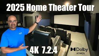 7.2.4 Dolby Atmos 4K Home Theater Tour – DIY - 2025 