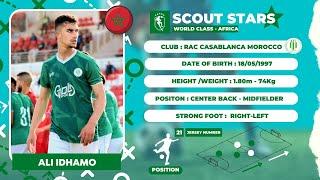 SCOUT STARS - ALI IDHAMOU [CENTER BACK - MIDFIELDER] [RAC] - SEASON 2023/24