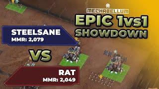 Mechabellum HIGH MMR 1vs1 (RAT vs Steelsane)