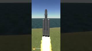 KSP • Rocket Failure Landing (Falcon Heavy)