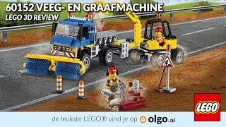 LEGO 60152 City Veeg- en graafmachine | 3d review