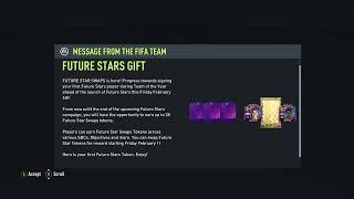 Future Stars Gift Token FIFA 22 FUTURE Stars Swaps