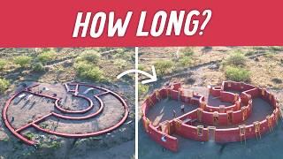 We've Been Building Our EARTHBAG House for... You Won't BELIEVE This!
