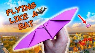 how to make paper bat flapping, like butterfly,