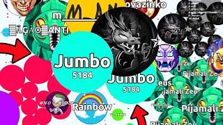 Agar.io - NEVER GIVE UP - Jumbo SOLO REVENGE ON NOOBS IN AGARIO