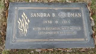 Actress Sandy Balson Grave Mount Sinai Memorial Park Los Angeles California USA December 22, 2022