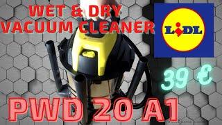PARKSIDE® Wet & Dry Vacuum Cleaner PWD 20 A1 - UNBOXING