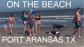 On the Beach in Port Aransas Texas
