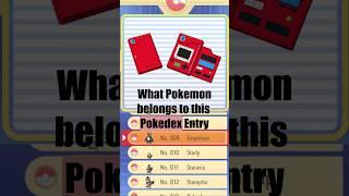 What Pokémon belongs to this Pokédex Entry? #pokedex #pokemon #shorts