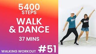 SUPER FUN DANCE CARDIO with MOM • 5400 Steps  • 128-160 BPM • Walking Workout #51 • Keoni Tamayo