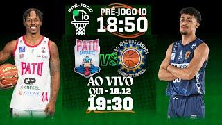 Pré-jogo io.bet + Pato Basquete x Farma Conde/São José Basketball | NBB CAIXA | Com imagens | 20h