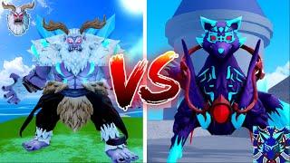 (VERY CLOSE FIGHT) BUFFED YETI vs KITSUNE in Blox Fruits, High Bounty PVP (Roblox) (Xmas Update 25)