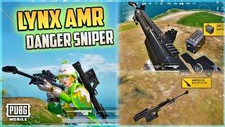 LYNX AMR New Sniper Gameplay | Airdrop Exclusive Gun Lynx AMR First Look | PUBGM/ BGMI New Update !