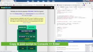 Earn 1 BTC Daily From Freebitco.in  Bot Script || 100% Working 2017 | Money Guide