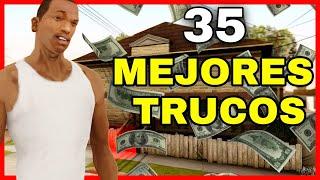 35 TRUCOS de GTA San Andreas PC (CLAVES/CODIGOS) Vida Infinita, Armas, Coches, Dinero, Jetpack