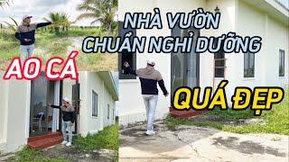 Bán nhà vườn đẹp, chuẩn nghỉ dưỡng. Diện tích 3900m2. Long Thuận, Bến cầu, Tây ninh. Lh 0934.016.832