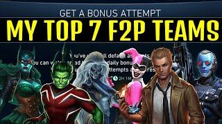 My Top 7 Free To Play Team Injustice 2 Mobile Solo Raids