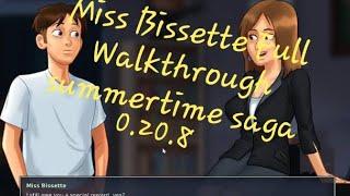 Miss Bissette Full Walkthrough summertime saga 0.20.8 version