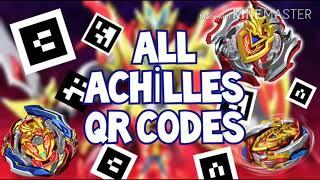 ALL ACHİLLES QR CODES || BEYBLADE BURST APP