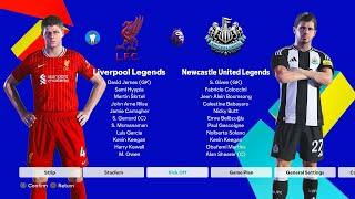 Liverpool Legends vs Newcastle Legends I PES 2025 Legend Edition PS4 Jailbreak 5.05-11.00