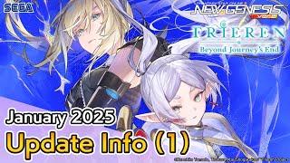 PSO2 NEW GENESIS January 2025 Update Information 1