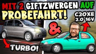 DARUM ist das FLUGPLATZRENNEN GESCHEITERT! | Opel Corsa B C20XE & Fiat Panda 200HP | Auf PROBEFAHRT!