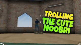 Trolling The Cute Noobri  || Scarfall #shorts