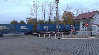 Railroad crossing of Nesterov, Russia/Nesterov geležinkelio pervaža, Rusijoje