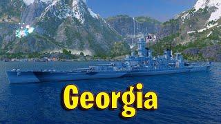 Georgia Flanks Hard in World of Warships Legends