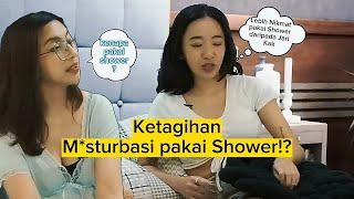 Cewek Ini Ketagihan Mainin itunya pakai Shower !