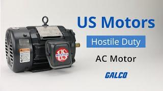 US Motors HD1P2E World Motor Hostile Duty AC Motor