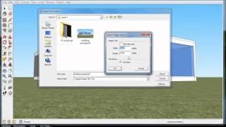 Printing and saving images (in Sketchup)