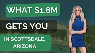 INSIDE $1.8M Scottsdale Luxury Home : Investing in Arizona Real Estate