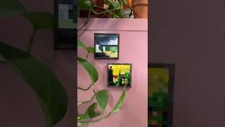 tiny minecraft painting magnet!