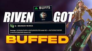 RIVEN GOT BUFFED!?