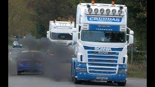 TRUCKFEST  Original Newark UK 2024 | Trucks leave | scary V8 sound compilation | best shot