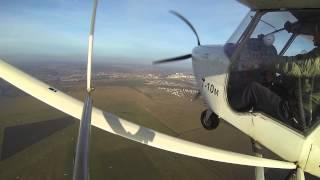 The professional. Artemyevitch controls the aircraft T-10M