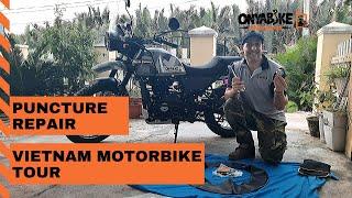 Puncture Repair Guide - Vietnam Motorbike Tour