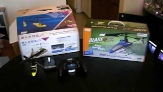 E-flite Blade MSR unboxing & REVIEW & first / maiden flight!