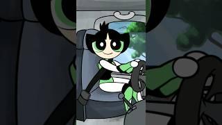 When Buttercup is a bad driver[Ppg meme animation ]