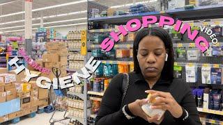 COME HYGIENE SHOPPING WITH ME | MY BEAUTY + FEMININE HYGIENE SELF CARE MUST HAVES | WALMART EDITION