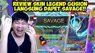 REVIEW SKIN LEGEND GUSION, LANGSUNG DAPET SAVAGE!! - Mobile Legends | Jonathan Liandi