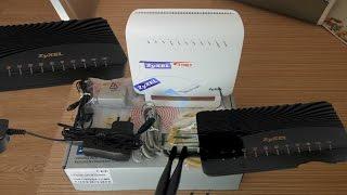 ZyXEL VMG3312 B10B Kablosuz N ADSL2+/ VDSL2--4 Port USB Modem Router Unboxing/TTNET ZyXEL