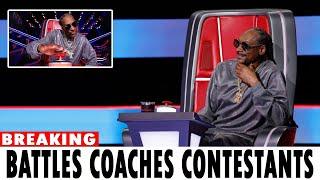 'The Voice' recap: Gretchen Wilson cover stuns Snoop Dogg in 1st Battles round as two coaches 'steal