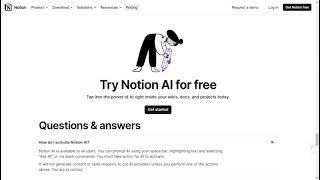 Notion AI: Take Your Note-Taking to the Next Level  AI-based tool review, tutorial